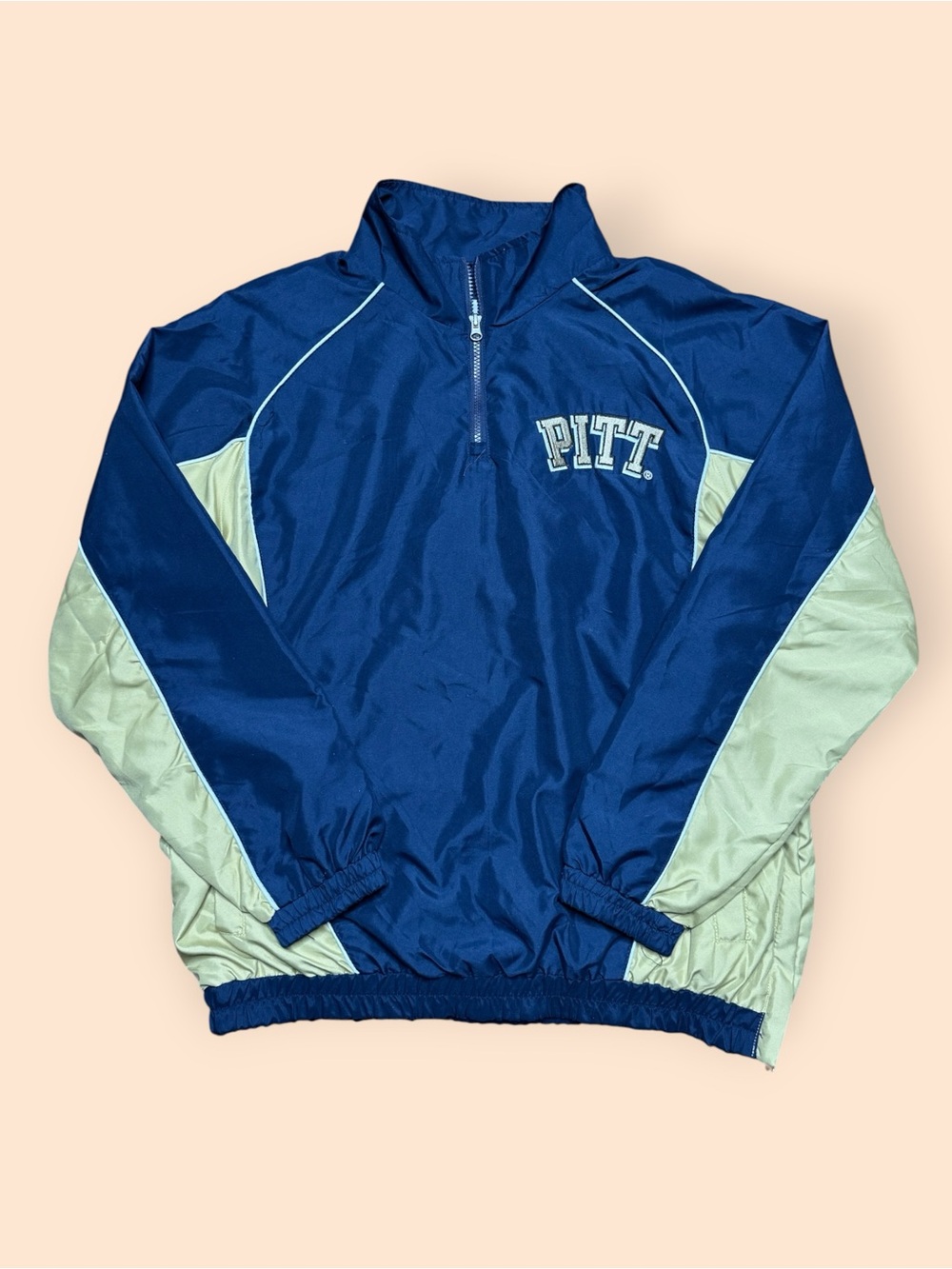Pitt Panthers Y2K Windbreaker Jacket Men’s Large 58 Sports 2000s Pittsburgh